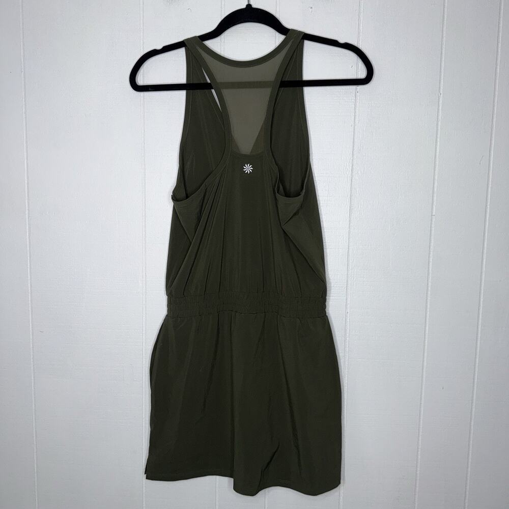 Athleta Women’s Take A Hike Romper Dress Green Outdoors Size 0 - Picture 2 of 6